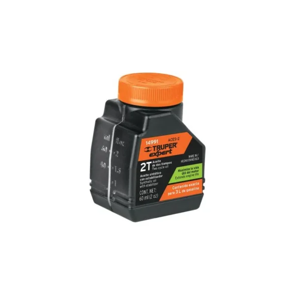 ACEITE SINTETICO 60ML PARA MOTOR 2 TIEMPOS 14991 - TRUPER