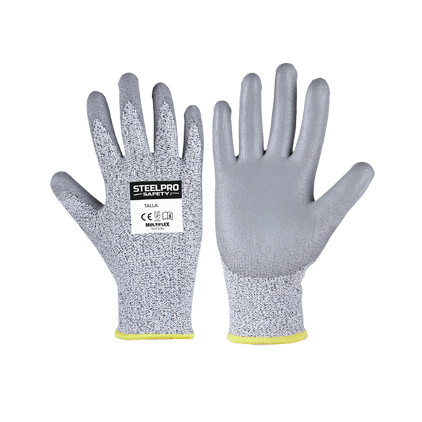 GUANTE MULTIFLEX CUT-5 PU - STEELPRO