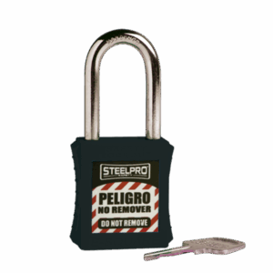 CANDADO X10 NEGRO STEELPRO