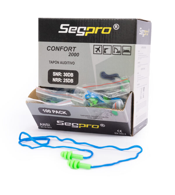 TAPON AUDITIVO CONFORT 2000 EN BOLSA - SEGPRO