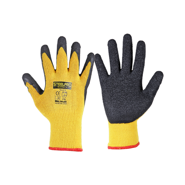 GUANTE MULTIFLEX LATEX AMARILLO - STEELPRO