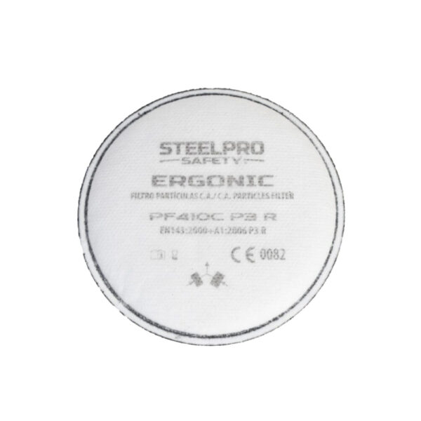 ERGONIC FILTRO F410C P3 R PARTICULAS C/CA NIVELES MOLESTOS VO PAR (TIPO DISCO) - STEELPRO - Imagen 3