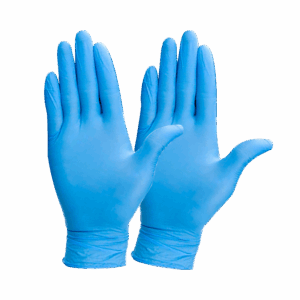 GUANTE DE NITRILO DESECHABLE SIN POLVO (100 UNDS) - STEELPRO