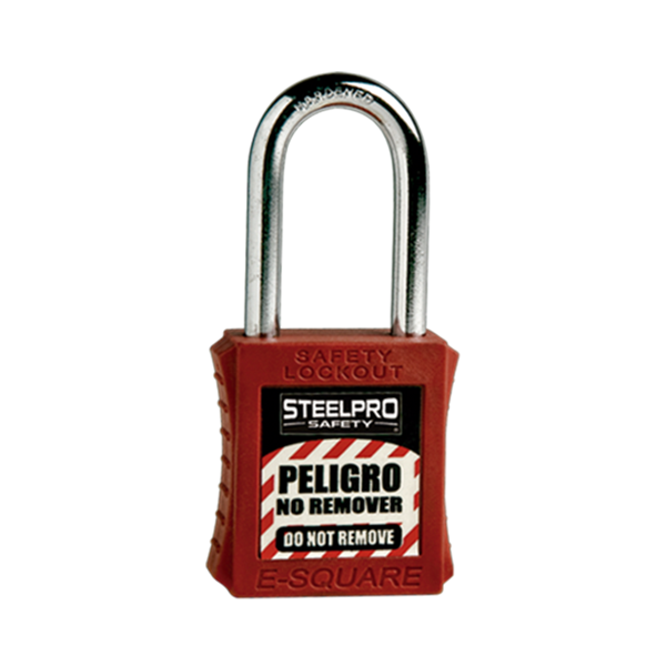 CANDADO X10 ROJO STEELPRO