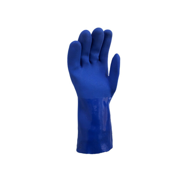 GUANTE CUBIERTO DE PVC AZUL 12" - SEGPRO - Imagen 3