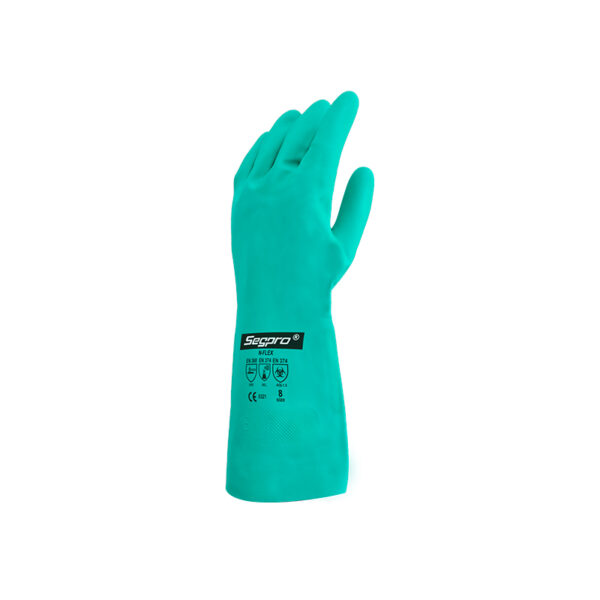 GUANTE DE NITRILO 13" N-FLEX SEGPRO - Imagen 3