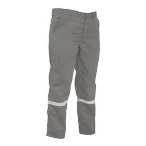 PANTALON DRILL PLOMO CON CINTA REFLECTIVA - NACIONAL