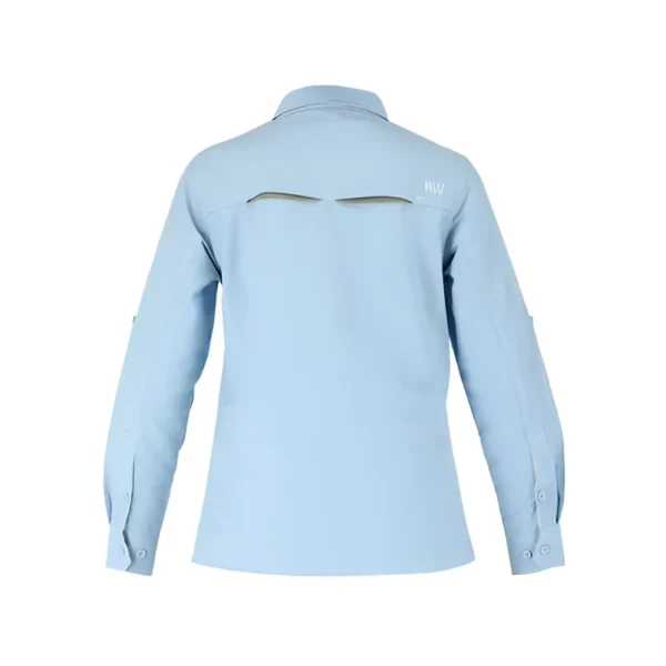 CAMISA HW DUCK DRY MUJER CELESTE - HARDWORK - Imagen 2