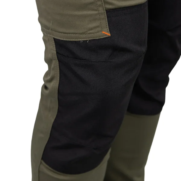 PANTALON CARGO HW DAKOTA SPANDEX VERDE OLIVA - HARDWORK - Imagen 3