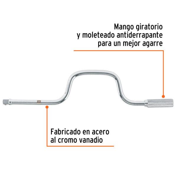 PALANCA BERBIQUÍ 18", ENCASTRE 1/2" 13430 - TRUPER - Imagen 3