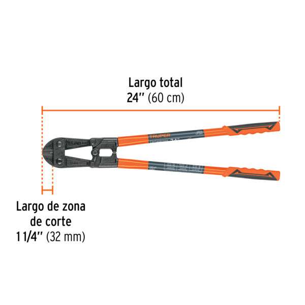 CIZALLA PROFESIONAL 24" 12833 - TRUPER - Imagen 2