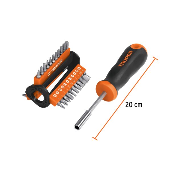 DESARMADOR MULTIPUNTA C/ 33 PUNTERAS 13595 - TRUPER - Imagen 3