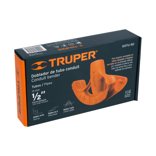 DOBLADOR DE TUBO CONDUIT 1/2" 12845 - TRUPER - Imagen 3