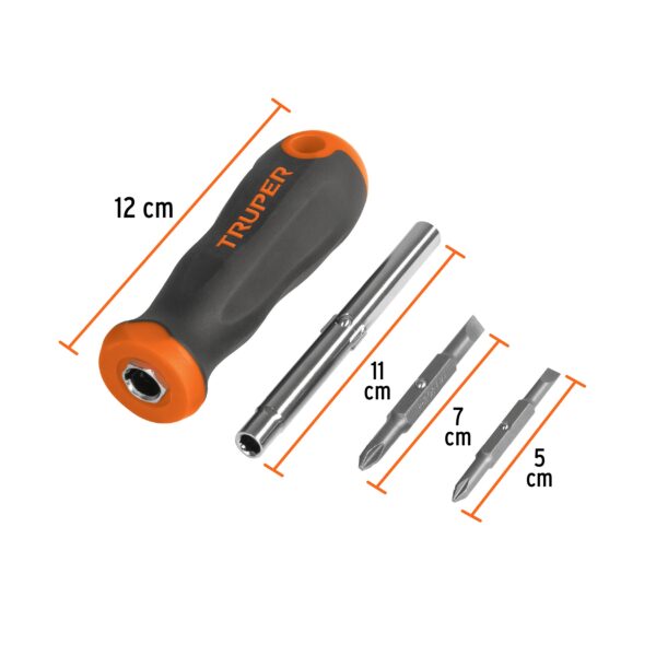 DESARMADOR C/ 2 PUNTERAS DOBLES 14200 - TRUPER - Imagen 3