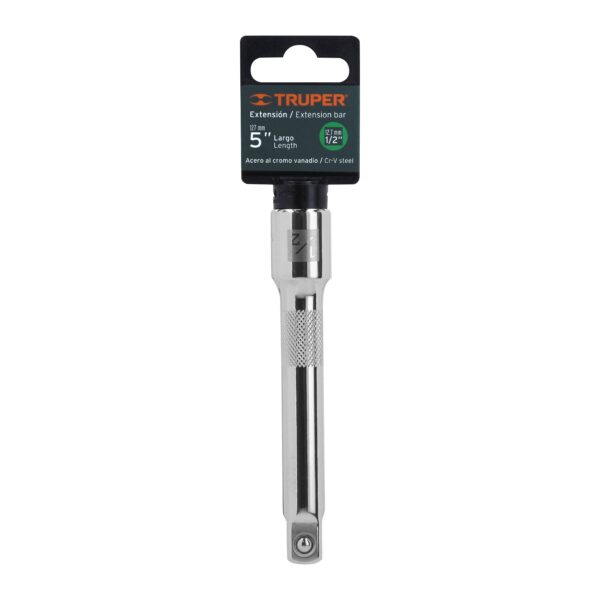 EXTENSIÓN DE 5" PARA RATCHET, ENCASTRE 1/2", 13416 - TRUPER - Imagen 4