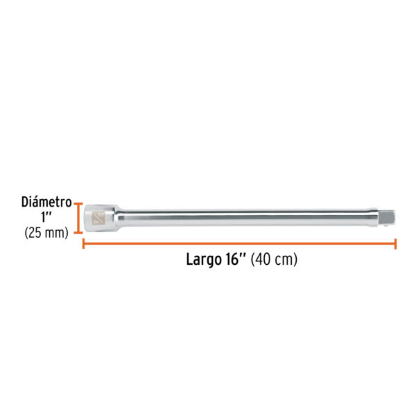 EXTENSIÓN DE 16" PARA RATCHET, ENCASTRE 3/4" 13906 - TRUPER - Imagen 2
