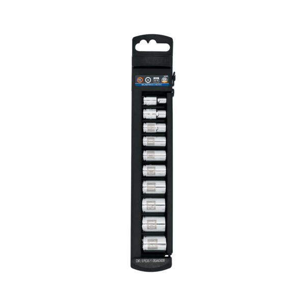 JUEGO DE 10 DADOS HEXAGONALES MM, ENCASTRE 1/4", 14166 - TRUPER