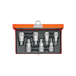 JUEGO DE 6 DADOS PUNTA HEXAGONAL STD, ENCASTRE 1/2", 13929 - TRUPER