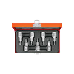 JUEGO DE 7 DADOS PUNTA TORX, ENCASTRE 1/2", 13928 - TRUPER