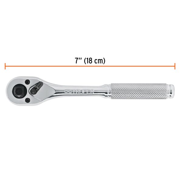 LLAVE RATCHET TRIPLE ENCASTRE 1/4" , 3/8" y 1/2" 13649 - TRUPER - Imagen 2