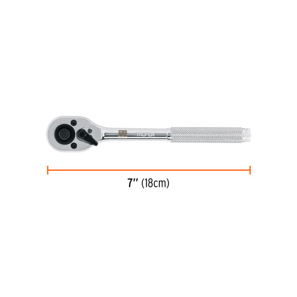 LLAVE RATCHET ENCASTRE 3/8" LIBERACIÓN RÁPIDA 13659 - TRUPER - Imagen 2
