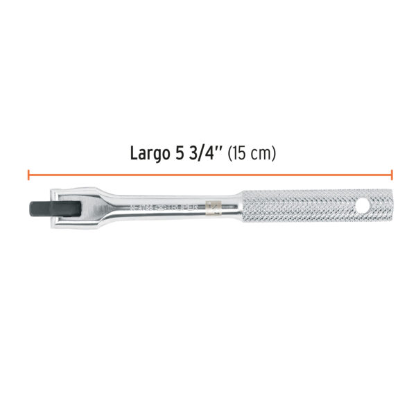 MANGO ARTICULADO 5 3/4" X 13MM, ENCASTRE 1/4" 13909 - TRUPER - Imagen 2