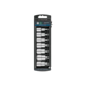 JUEGO DE PUNTERAS HEXAGONAL MM, DADO ENCASTRE 1/2", 102238 - TRUPER